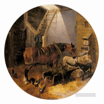 El caballo Farmyard4 John Frederick Herring Jr Pinturas al óleo